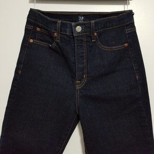 Gap Sky High True Skinny Jeans - Dark Rinse 29P/8